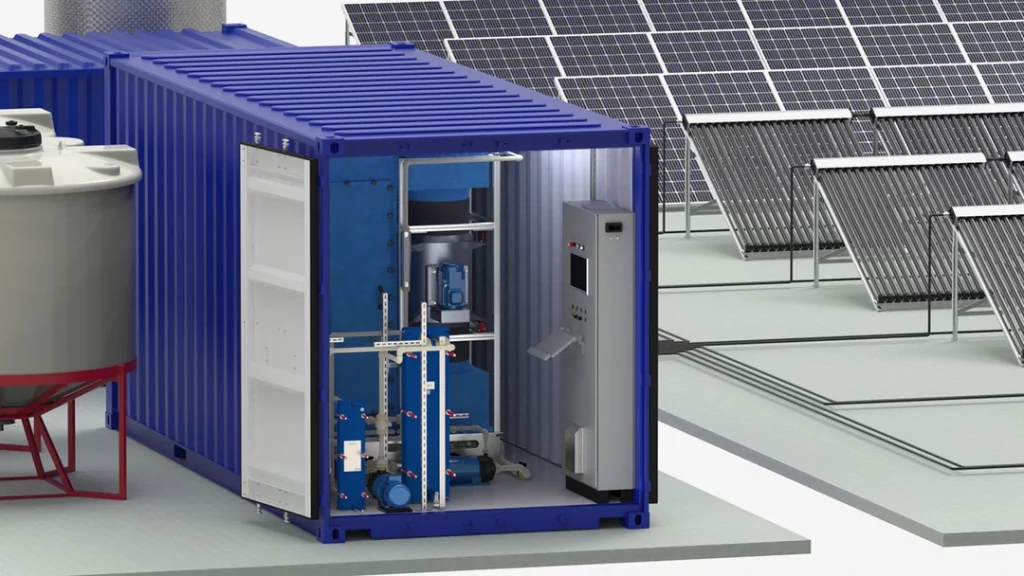 Nereid CrystalGen pilot plant can produce unlimited fresh water from seawater and unlimited renewable energy like the sun or waste heat